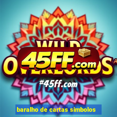 baralho de cartas simbolos